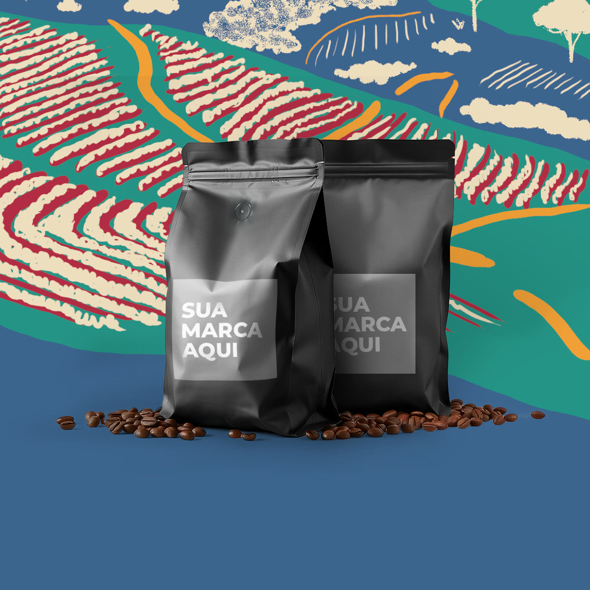 Café especial brinde para seus clientes white label